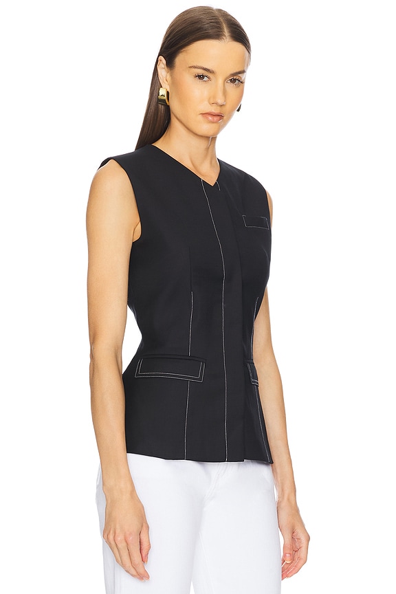 view 2 of 4 PHILLIPA トップ in Black