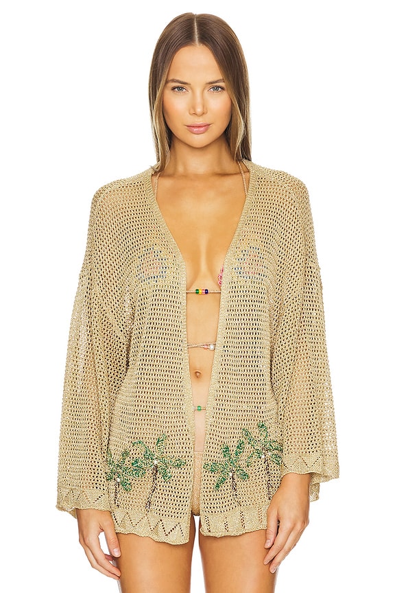 view 2 of 6 КАРДИГАН STARDUST in Gold