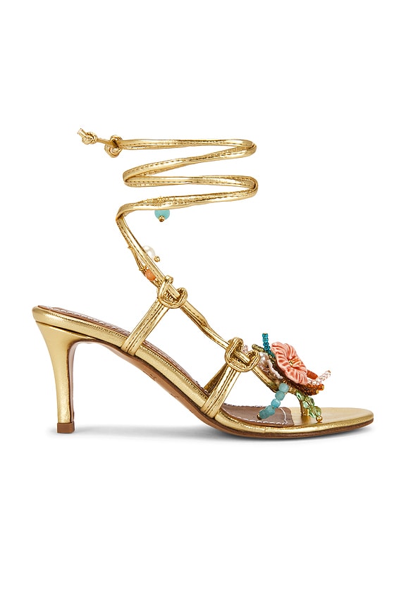 view 1 of 5 Coralie Sandal in Gold