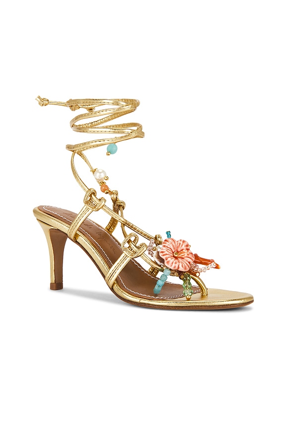view 2 of 5 Coralie Sandal in Gold