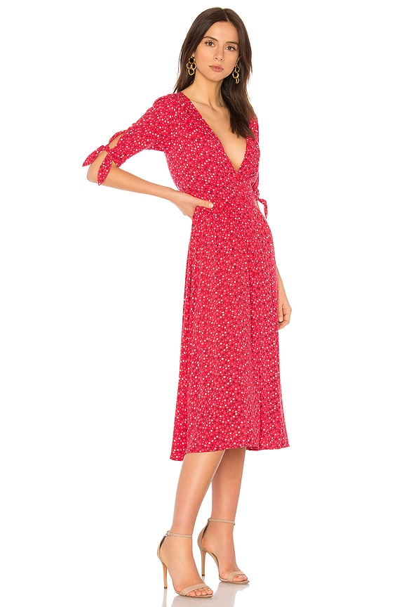 view 2 of 3 DAPHNE 원피스 in Red