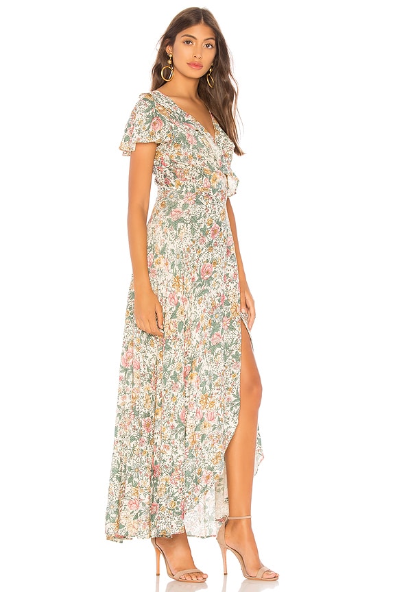 view 2 of 3 ROBE MAXI SPRING ROSE in Natural