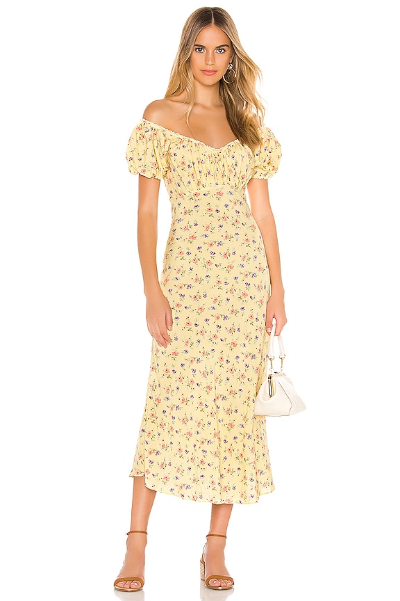 view 2 of 4 Eloise Penn Midi Dress in Yellow