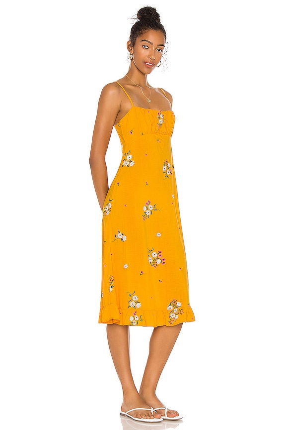 view 2 of 3 ПЛАТЬЕ МИДИ LOTTA DAVIS in Yellow