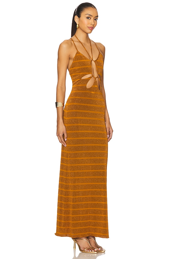 view 2 of 4 Dalia Dress in Cognac