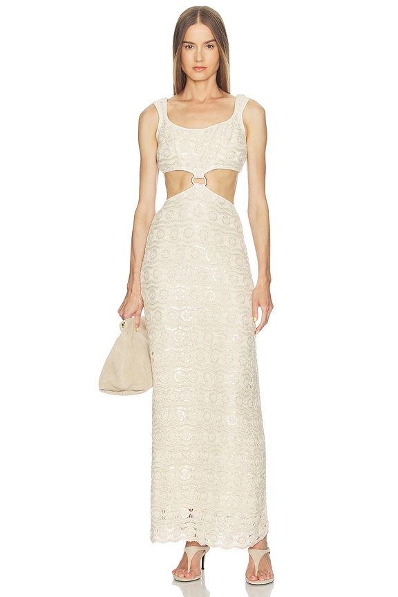 view 2 of 5 Capri Dress in Ecru