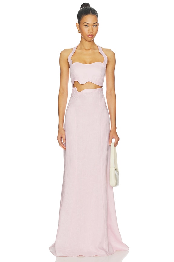 view 1 of 3 VESTIDO KANSAS in Ballet Pink