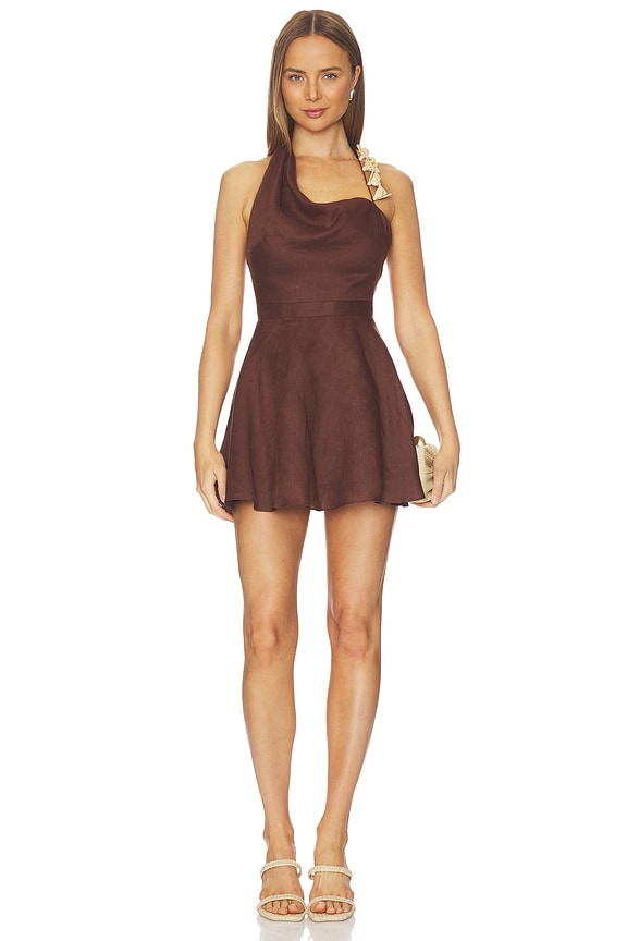 view 1 of 5 ROBE ZELDA in Umber Brown