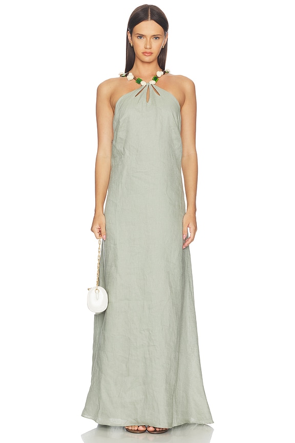 view 2 of 4 Dakota Dress in Seafoam Green