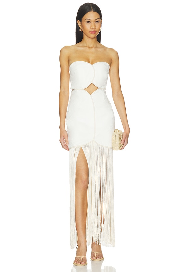view 2 of 5 VESTIDO JOAQUINA  in Ivory Seashells