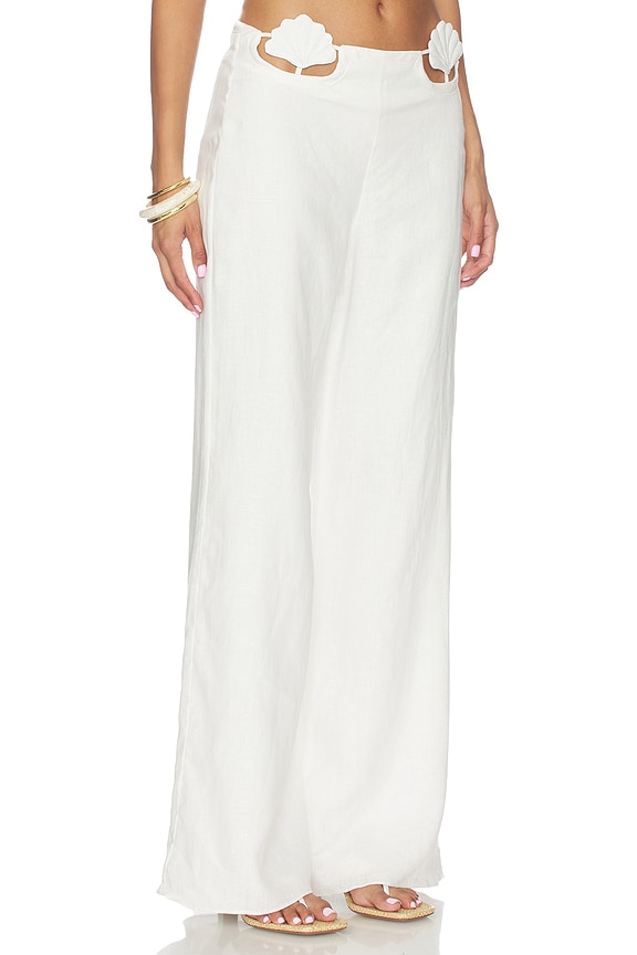 view 2 of 6 Amelie Pant in Ivory
