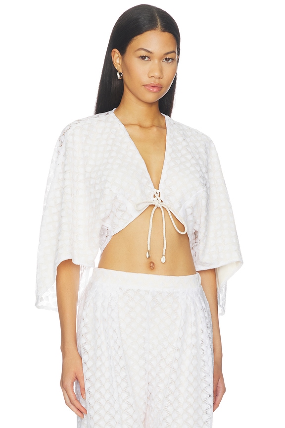 view 2 of 5 Elif Top in White