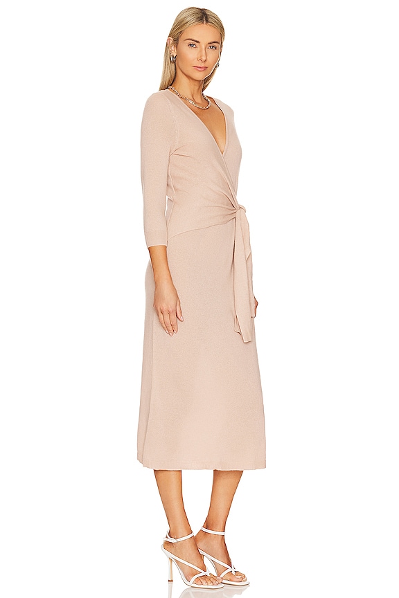 view 2 of 3 ASYMMETRIC 랩 드레스 in Butterscotch