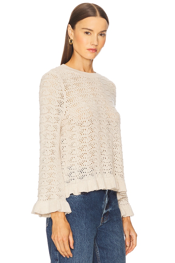 view 2 of 4 ФУТБОЛКА С РЮШАМИ И УЗОРОМ 