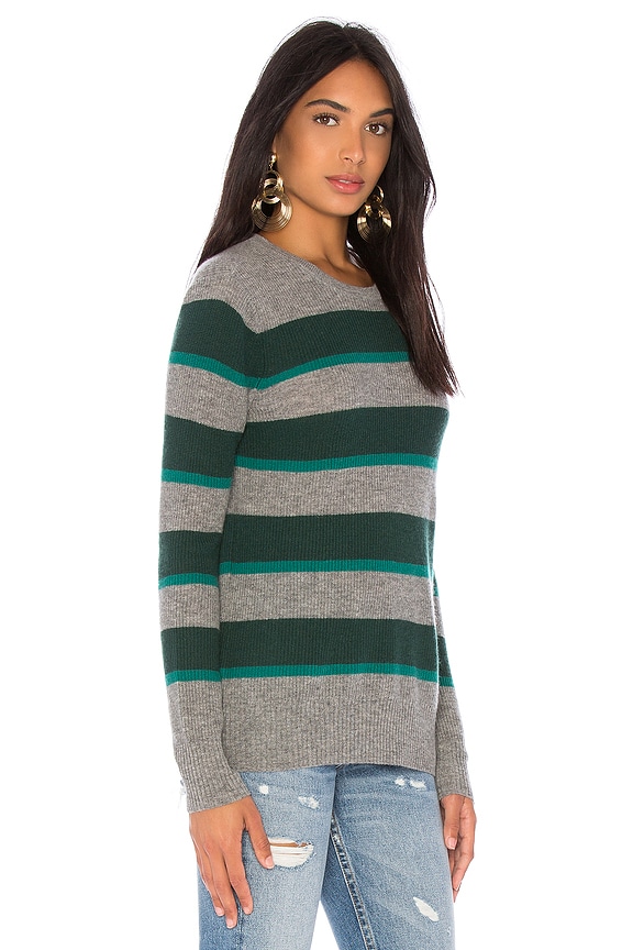 view 2 of 4 Rugby Stripe Sweater in Cement, Pine & Billiard