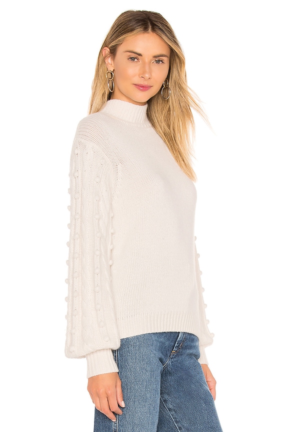 view 2 of 4 Popcorn Sleeve Sweater in Vanilla
