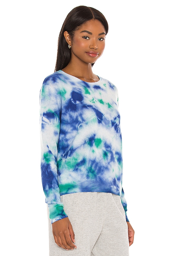 view 2 of 4 Tie Dye Crew Sweater in Maritime Combo