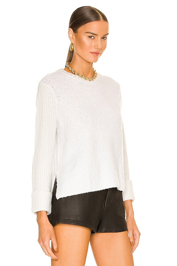 view 2 of 5 Cuffed Crew Sweater in Sparkle Combo