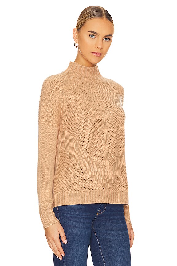 view 2 of 4 JERSEY MOCK NECK in Caramel