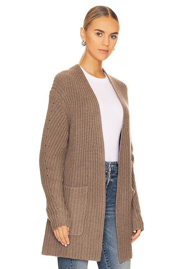 view 2 of 4 Open Cardigan in Bark