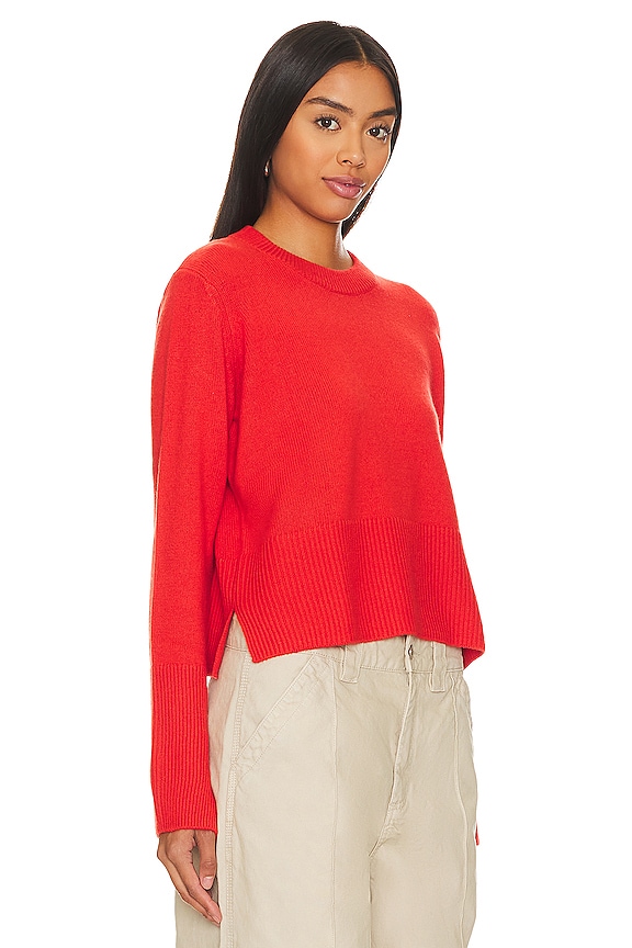 view 2 of 4 Boxy Crew Neck in Flame