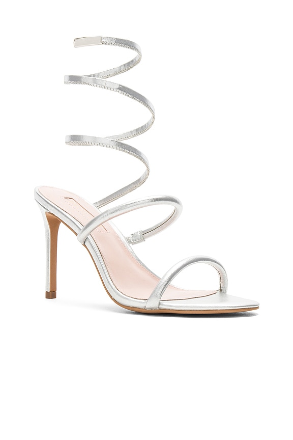 view 2 of 5 TACÓN JOIA in Silver Metallic Nappa