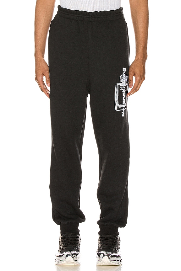 view 2 of 5 Graphic Sweatpant in Black