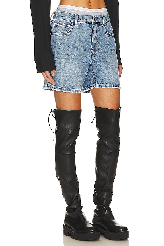 view 2 of 4 SHORT SKINNY LOOSE UNDIE in Vintage Light Indigo