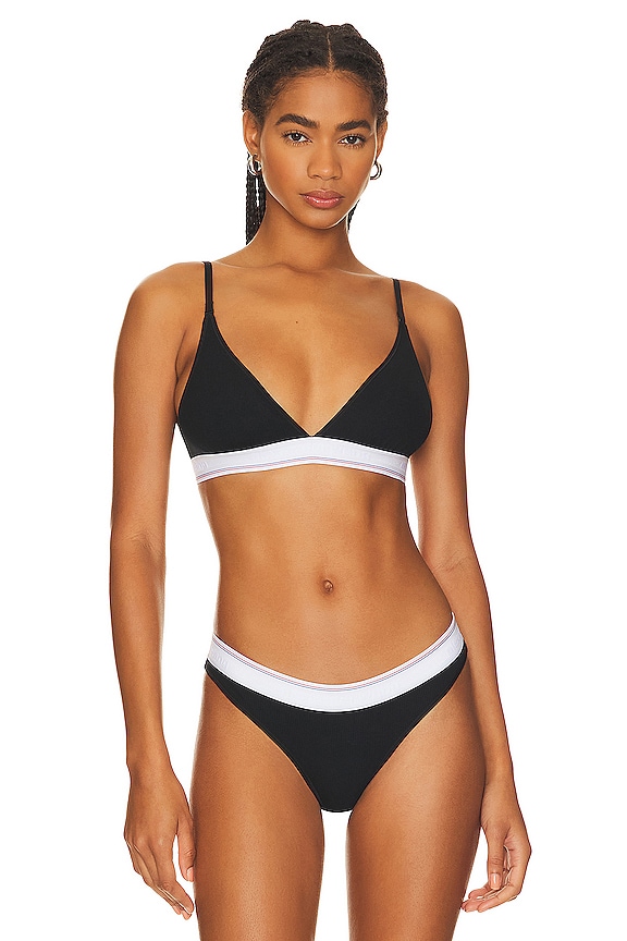 view 2 of 5 Bralette Triangle Bra in Black