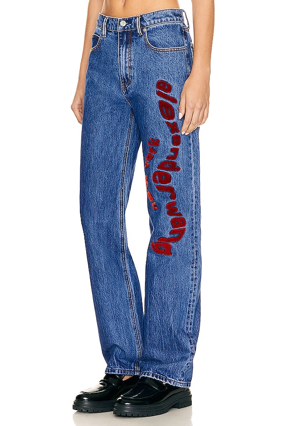 view 2 of 4 Ez Mr Relaxed Straight in Deep Blue