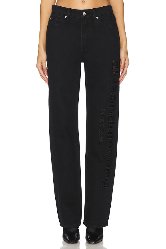 view 2 of 7 EZ SLOUCH パンツ in Washed Black