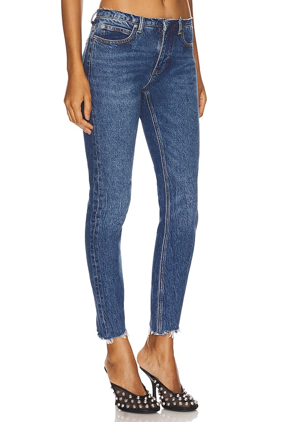 view 2 of 6 Low Rise Skinny Jean in Deep Blue