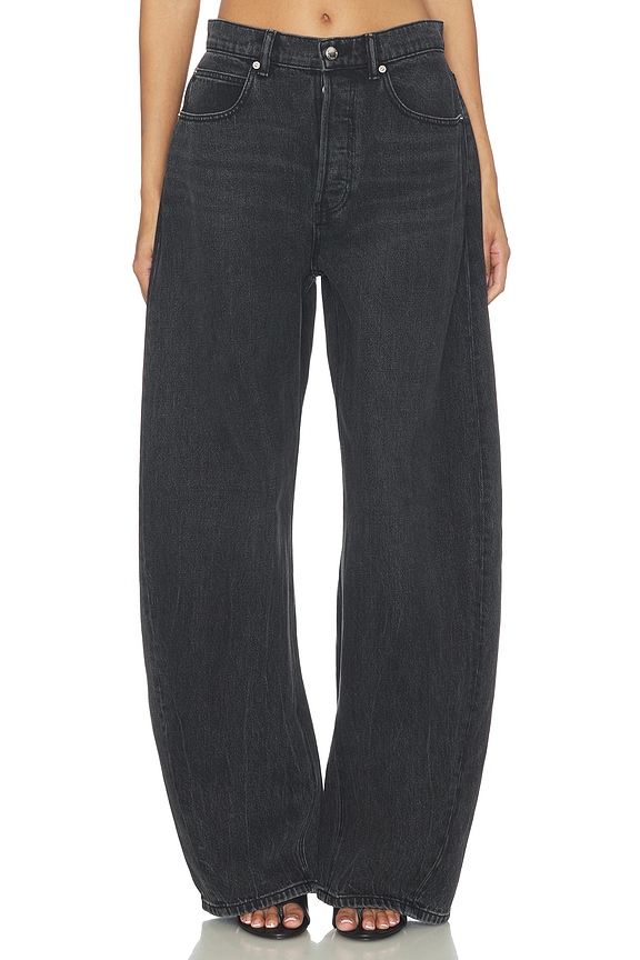 view 1 of 6 Blow Up Jean With Crystal Pockets in Grey Aged