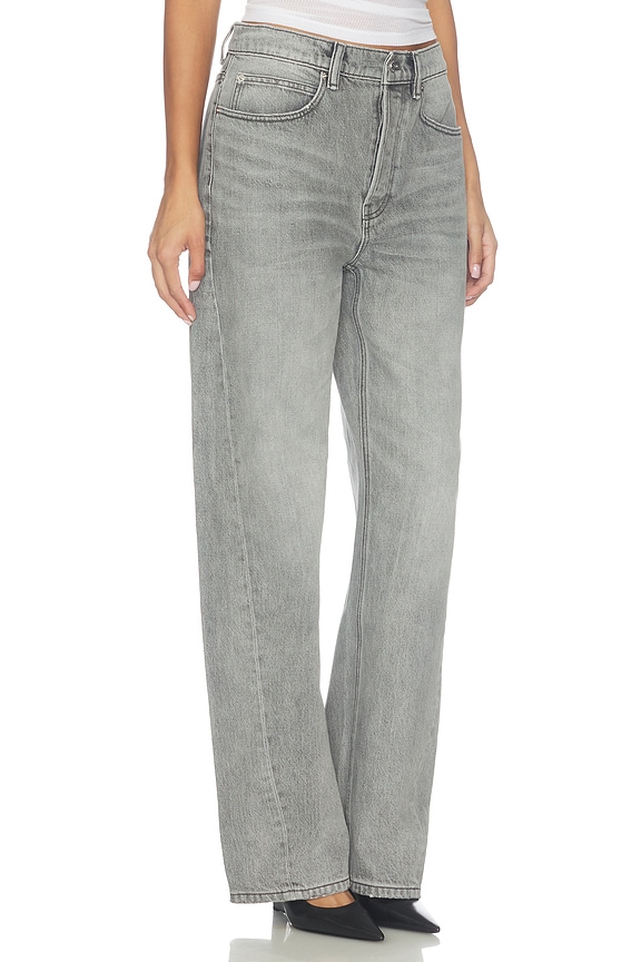 view 2 of 6 Float Jeans With Logo Shadow Pockets in Washed Grey