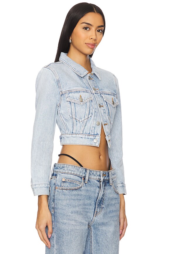 view 2 of 4 Shrunken Trucker Jacket in Bleach