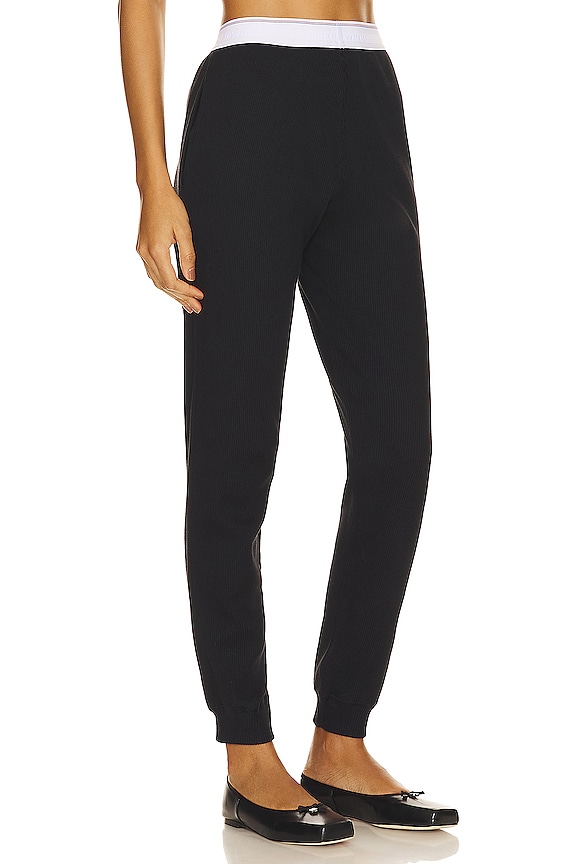 view 2 of 5 Waffle Jogger Pant in Black
