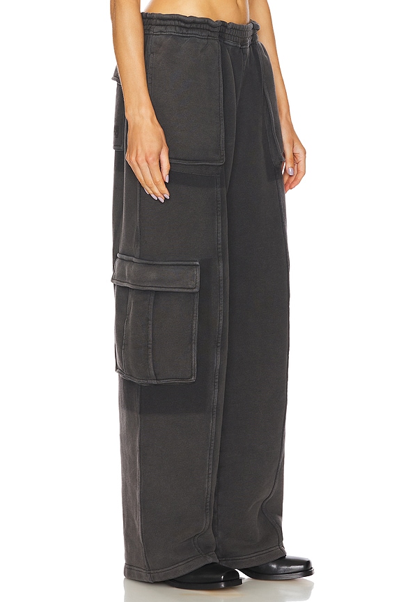 view 2 of 6 Shadow Pocket Cargo Sweatpant in Washed Shadow