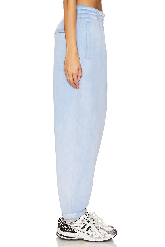 view 2 of 6 Essential Classic Sweatpant With Puff Paint Logo in Washed Pale Blue