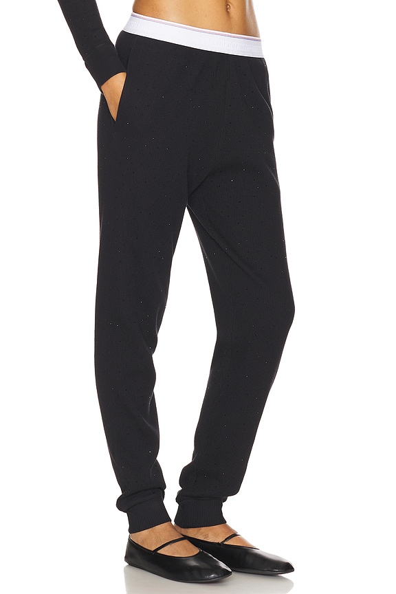 view 2 of 6 Waffle Jogger Pant in Black