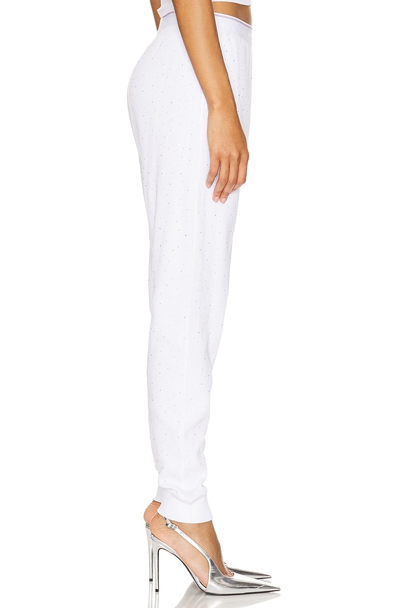 view 2 of 6 Hotfix Waffle Jogger Pant in White