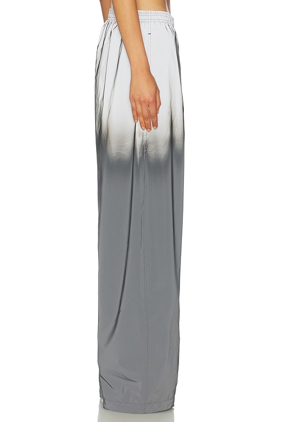 view 2 of 6 Reflective Track Pant in Silver & Black