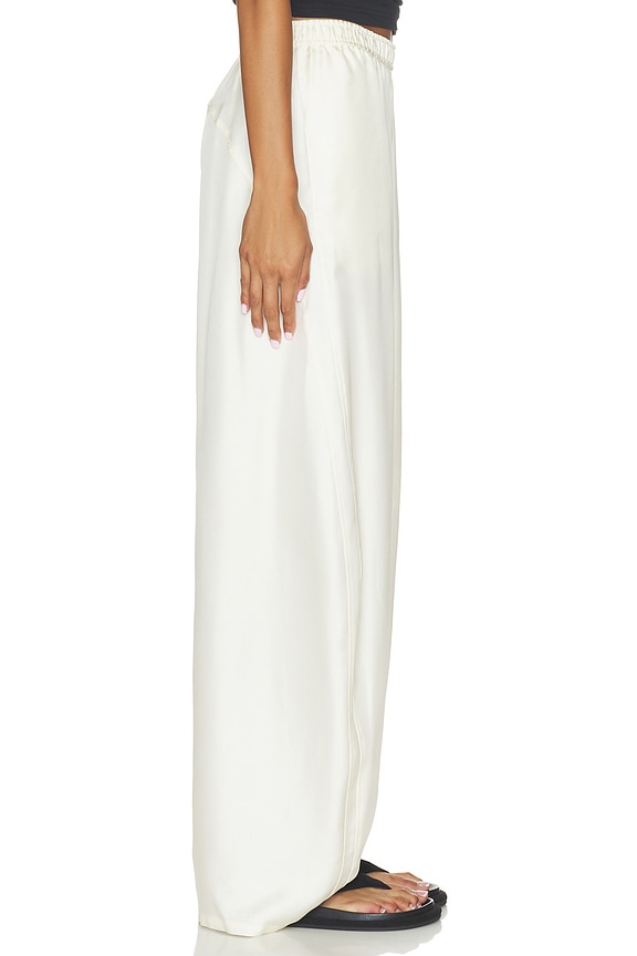 view 2 of 6 Mid-rise Track Pant in Ivory