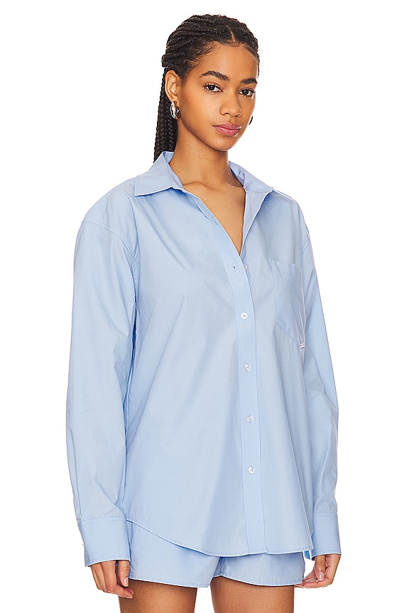 view 2 of 4 CHEMISE BOYFRIEND in Chambray Blue