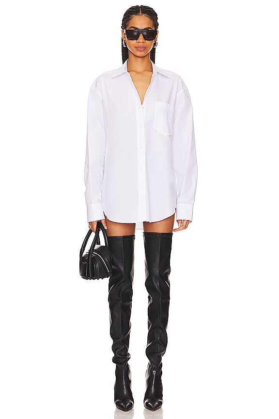 view 2 of 4 CAMISA BOYFRIEND in White