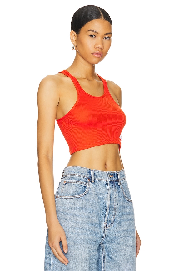 view 2 of 5 DÉBARDEUR WOMEN'S CROPPED CLASSIC RACER in Fiery Red