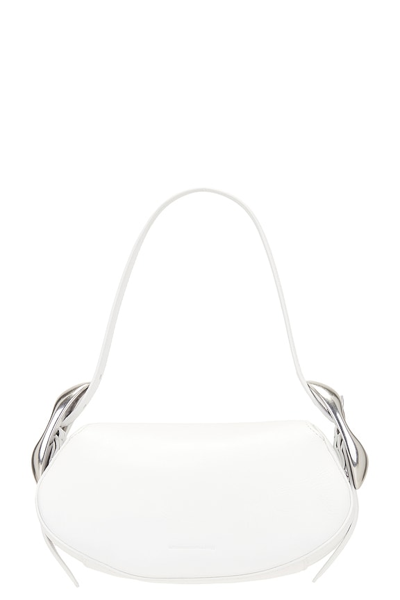 view 2 of 7 Orb Small Flap Bag in White