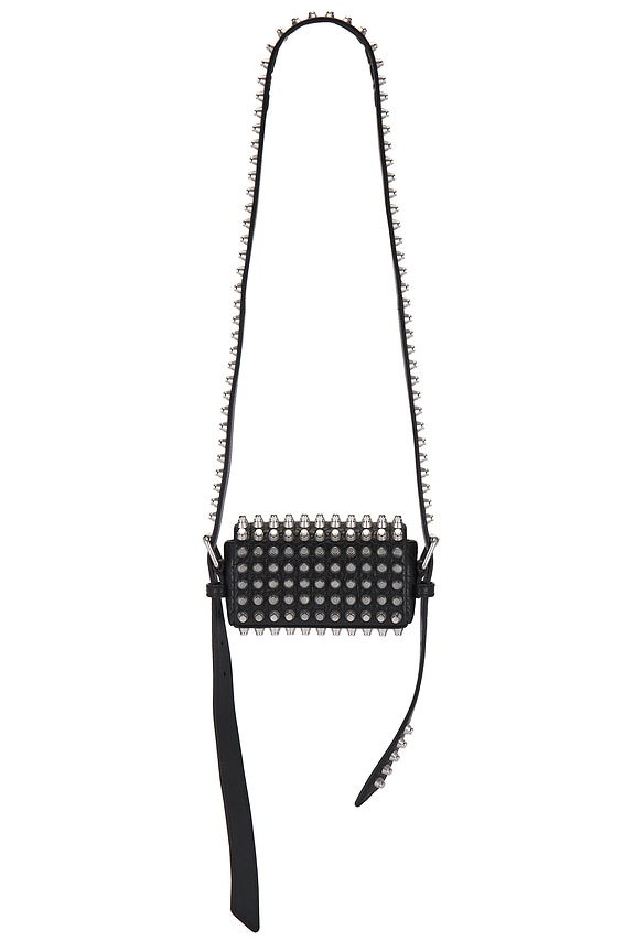 view 2 of 5 MINI BOLSO BANDOLERA PLANO RICCO in Black