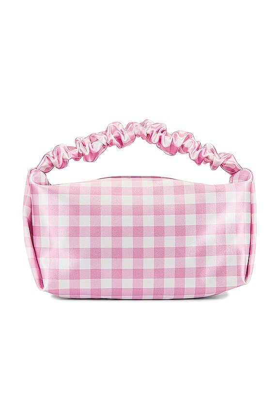 view 1 of 6 Scrunchie Mini Bag in Cradle Pink & White
