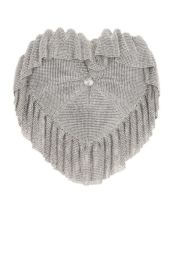 view 2 of 7 ESTUCHE HEART PILLOW in White