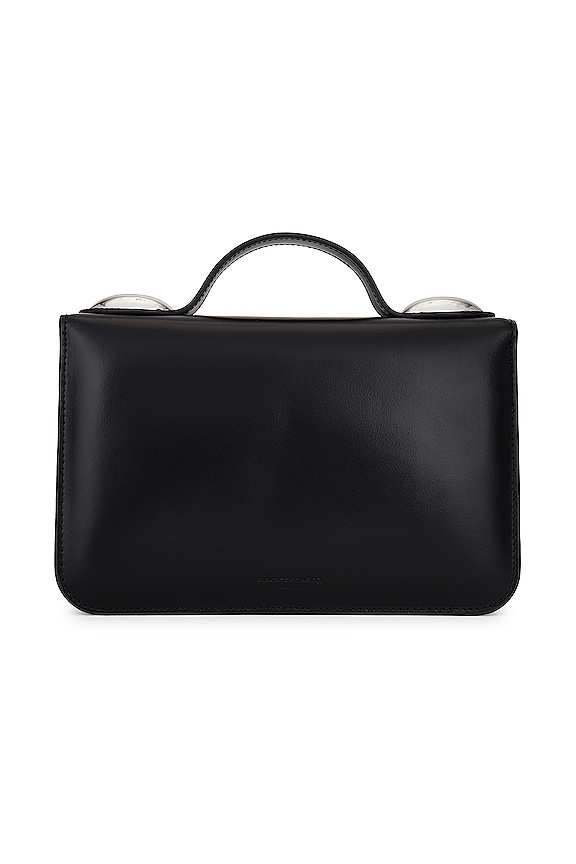 view 2 of 6 SAC CABAS PETIT FORMAT DOME SLOUCHY HOBO in Black